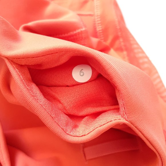 Lululemon Sun Runner Crop *17" Orange Size 6 - Picture 3 of 13